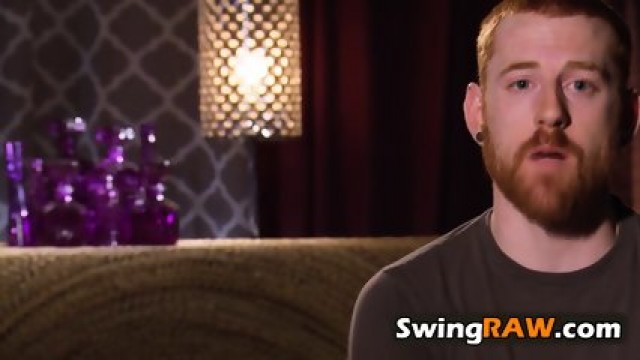 Ginger Couple Is Having So Much Pleasure At This Swinger Orgy.