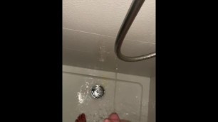 Jerking and Peeing in the Shower