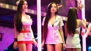 Phuket Nightlife - Beautiful Nurse Bar Girls in Bangla Road