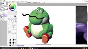 Showing my Friends end Game Deleted Scenes and Fat Yoshi