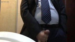 China Daddy Honey in Office Toliet