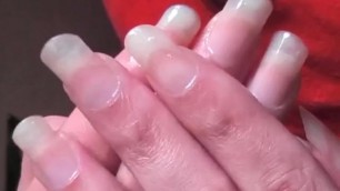 Deborah Hand Licking Fingers Sucking Fefish Salivating Blowjob Erotic Asmr