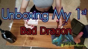 Unboxing my 1st Bad Dragon! Nox, Lil' Squirt Cockatrice & Cum Lube