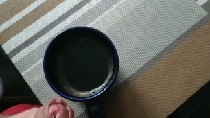 Masturbation with Coffe