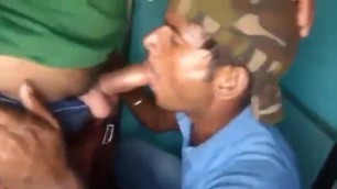 Str8t Latino Cums in Dudes Mouth