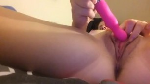 My Pink Toy in my Tight Wet Pussy