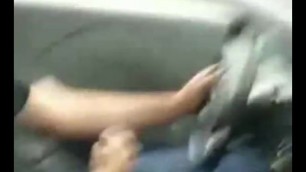 Old Video Trucker Filming Guy Jerking off while Driving