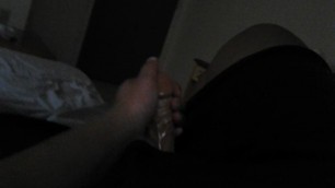 Playing with my Strap on