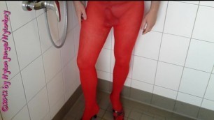 Die ROTE Feinstrumpfhose
