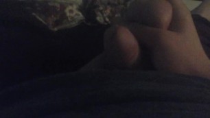 Just Showing off my Huge Balls and Fondling a Min Enjoy