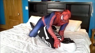 Spiderman Humps Blacked Masked Karate Skeleton